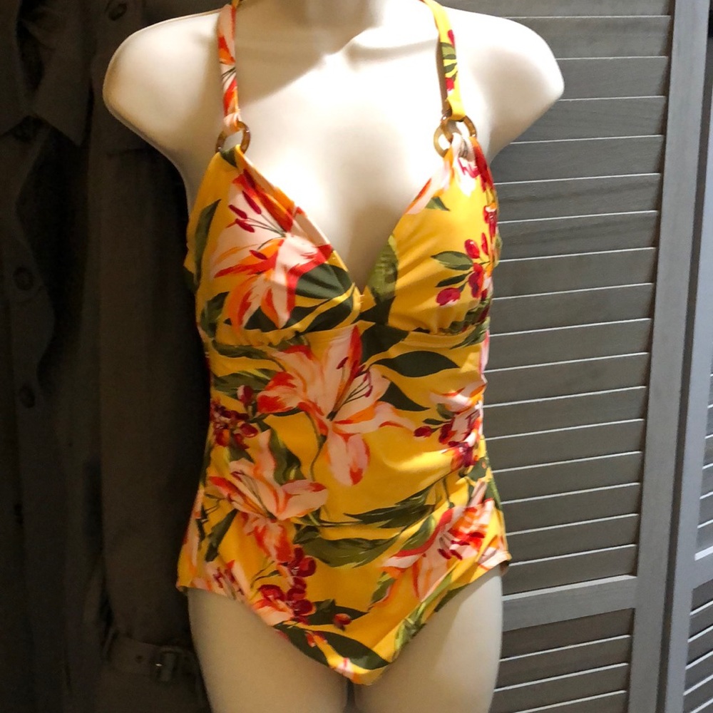 Kona Sol one piece swimsuit EUC sz Med